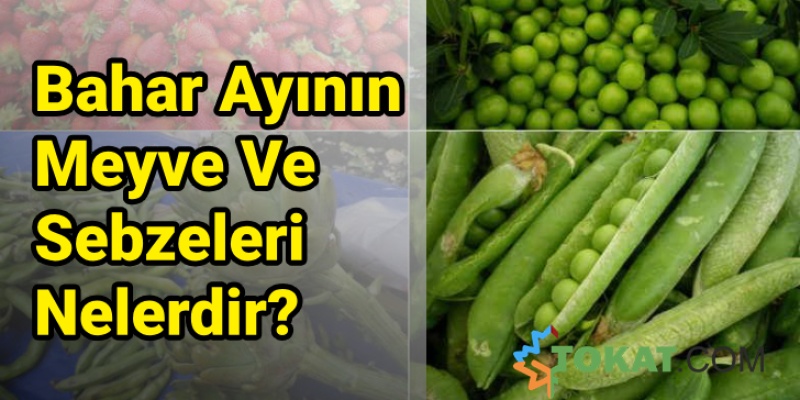 Bahar Ayının Meyve Ve Sebzeleri Nelerdir?